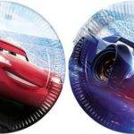 Cars The Legend Of The Track - 8 pratos de papel grandes 23 cm