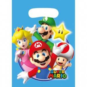 Super Mario - sacos de lembranças para festa de aniversário