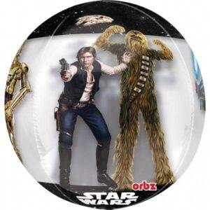 Star Wars - balão de folha redonda, 38x40cm