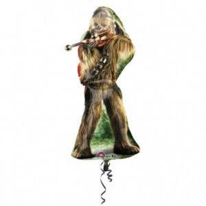 Star Wars - Balão de alumínio Super Shape "Chewbacca", 43x96cm