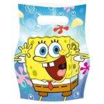 Bob Esponja Calça Quadrada - 6 sacos de festa