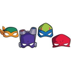 Tartarugas Ninja - 8 máscaras