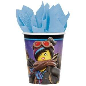 Lego Movie 2 - 8 Copos descartáveis