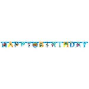 Grinalda Happy Birthday para festa do tema Top Wings