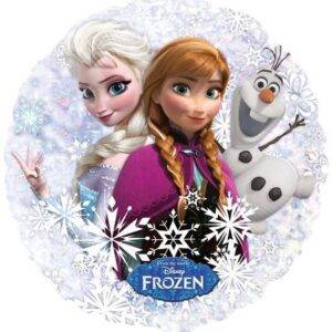 Balão em folha Frozen Mix round