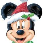 Balão de alumínio Mickey Natal