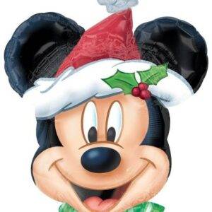 Balão de alumínio Mickey Natal