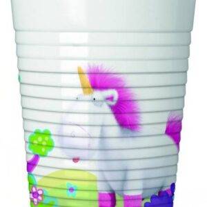 Minions, Fofo - 8 copos de plástico, 200 ml