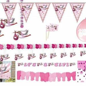 Conjunto de festa - chá de bebê menina