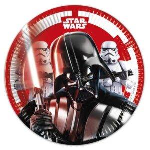 Star Wars Final Battle - 8 pratos de papel