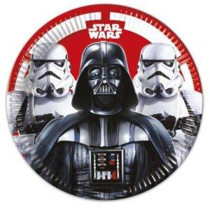 Star Wars Final Battle - 8 pratos de papel
