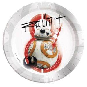Star Wars Episódio 8 - 8 pratos de papel 23cm Rebeldes