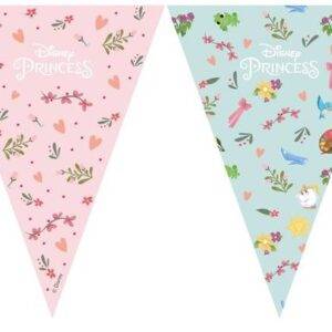 Princess Dare To Dream - 1 banner com bandeira (triangular) (9 bandeiras)
