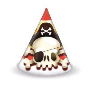 PIRATAS PODEROSAS - 6 chapéus para festa de aniversário temática