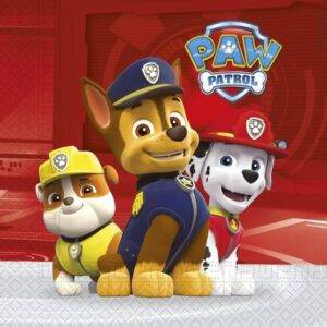 Paw Patrol - Ready For Action - 20 guardanapos de papel