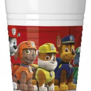 Paw Patrol - Pronto para a ação - 8 copos plásticos