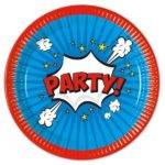 Boom Party - 8 pratos de papel grandes