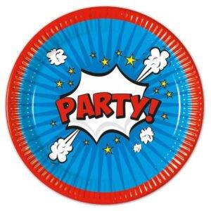 Boom Party - 8 pratos de papel grandes