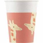 Safari - 8 copos de plástico 200 ml