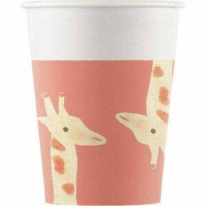 Safari - 8 copos de plástico 200 ml