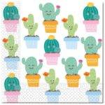 Cactus - 20 guardanapos de papel