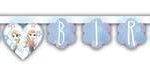 Frozen Sparkle - 1 banner "Happy Birthday"