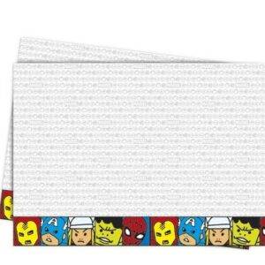 Avengers Team Power - 1 toalha de mesa plástica 120x180cm