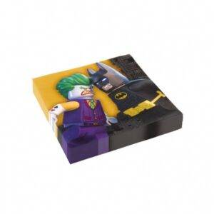 Guardanapos para aniversário do tema " Lego Batman "