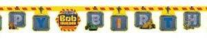 Bob o Construtor - 1 Grinalda Happy Birthday