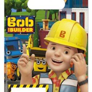 Bob o Construtor - 6 sacos de lembranças para festa temática
