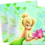 Tinkerbell Flowers Prismatic - 20 guardanapos de papel