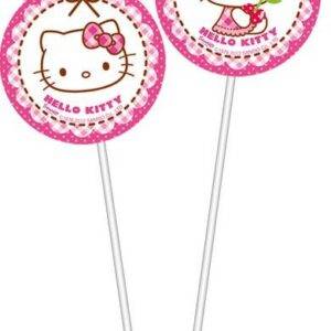 Hello Kitty Hearts - 6 Palhinhas