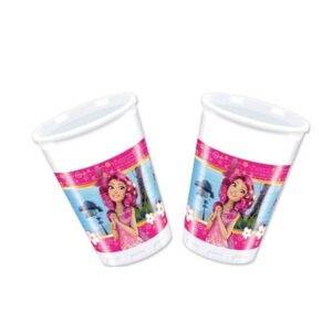 Mia & Me - 8 copos de plástico 200 ml