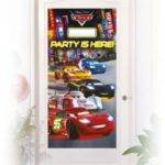 Carros Neon - Cenário de porta (personalizável)