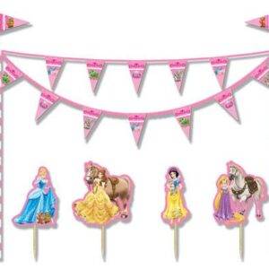 Princess Dreaming - 1 conjunto de decoração para bolos