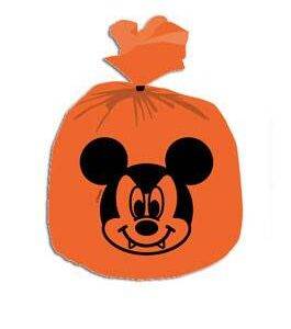 Mickey Halloween - 6 sacos de decoração