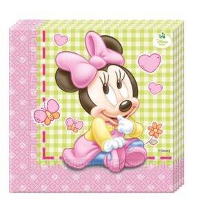 Baby Minnie - 20 guardanapos de papel