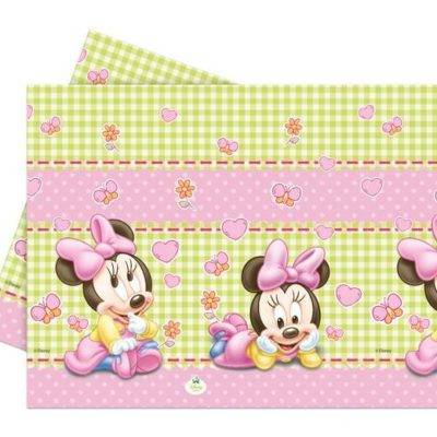 Baby Mickey - 1 toalha de mesa plástica