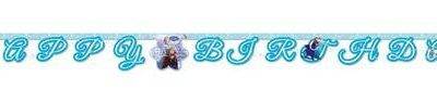 Patinação no Gelo Congelada - 1 banner Feliz Aniversário