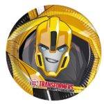 TRANSFORMADORES POWER UP - 8 pratos de papel grandes 23 cm