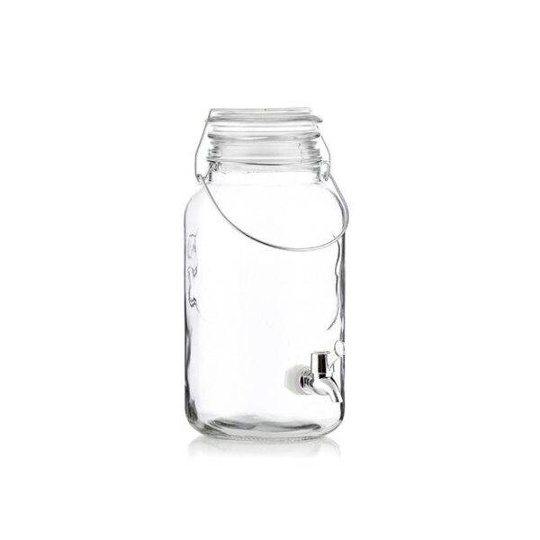 DISPENSADOR DE BEBIDAS DE VIDRO ICE COLD DRINK VINTAGE COCONUT