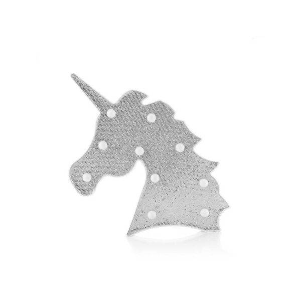 UNICÓRNIO LUMINOSO GLITTER (10 LED)