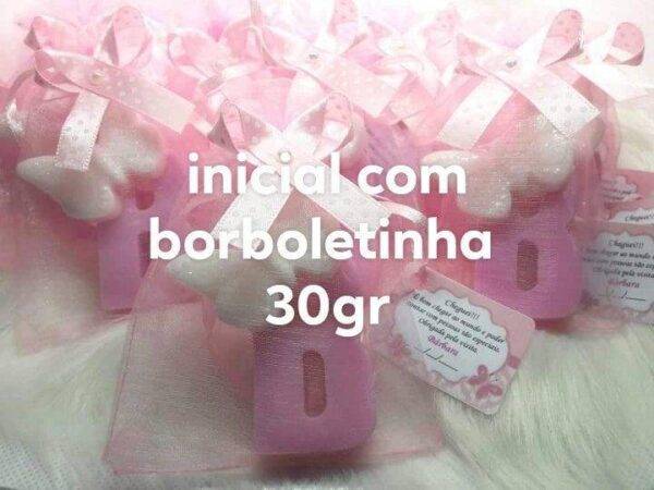Sabonete Artesanal Inicial ou Número para Baptizado, Comunhão