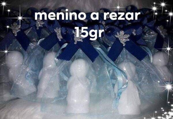 Sabonete Artesanal Pé Simples sem Inicial Gravada para Baptizado, Chá de Bebé