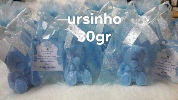 Sabonete Artesanal ursinho para Baptizados, aniversários, chá de bebé