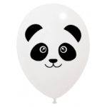 6 Balões 11" impressão Panda