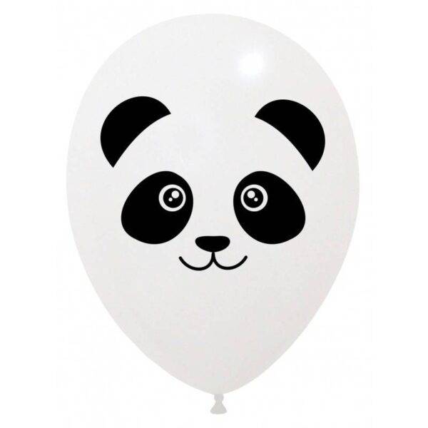 6 Balões 11" impressão Panda