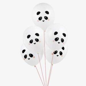 6 Balões 11" impressão Panda