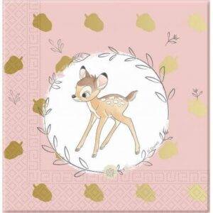 20 GUARDANAPOS 33 CM BAMBIE CUTE