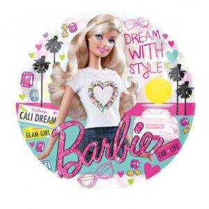 BALÃO FOIL SEE-THRU TRANSPARENTE BARBIE